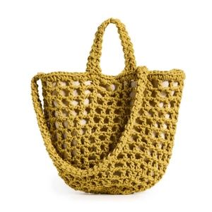 Madewell Women's Crocheted Shoulder Bag in Sunflower